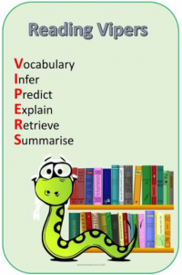 Reading Vipers: Vocabulary, Infer, Predict, Explain, Retrieve, Summarise